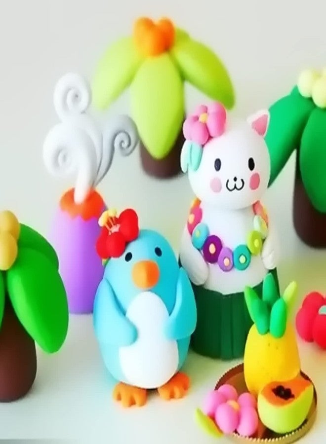 GLAN Bouncing DIY Art and Craft Clay with Tools for Kids Multicolor Non-Toxic Modeling Clay/Dough Gift for Kids Multicolor - Image 5